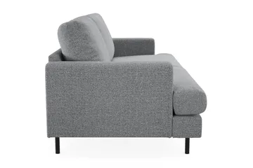 Menard Compact 3-seters Stoffsofa - Grå - Møbler - Sofaer - 3 seter sofa