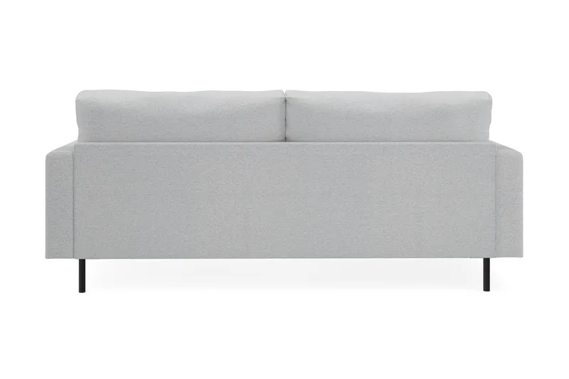 Menard Compact 3-seters Stoffsofa - Lys grå - Møbler - Sofaer - 3 seter sofa