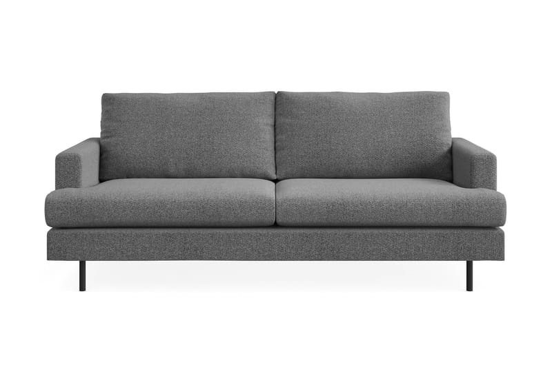 Menard Compact 3-seters Stoffsofa - Mørk grå - Møbler - Sofaer - 3 seter sofa