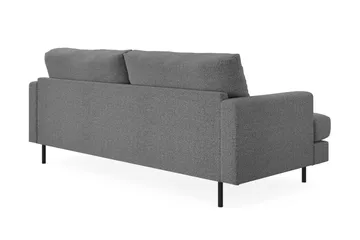 Menard Compact 3-seters Stoffsofa - Mørk grå - Møbler - Sofaer - 3 seter sofa