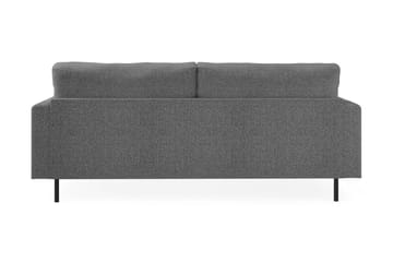 Menard Compact 3-seters Stoffsofa - Mørk grå - Møbler - Sofaer - 3 seter sofa