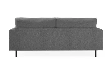 Menard Compact 3-seters Stoffsofa - Mørk grå - Møbler - Sofaer - 3 seter sofa