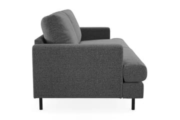Menard Compact 3-seters Stoffsofa - Mørk grå - Møbler - Sofaer - 3 seter sofa