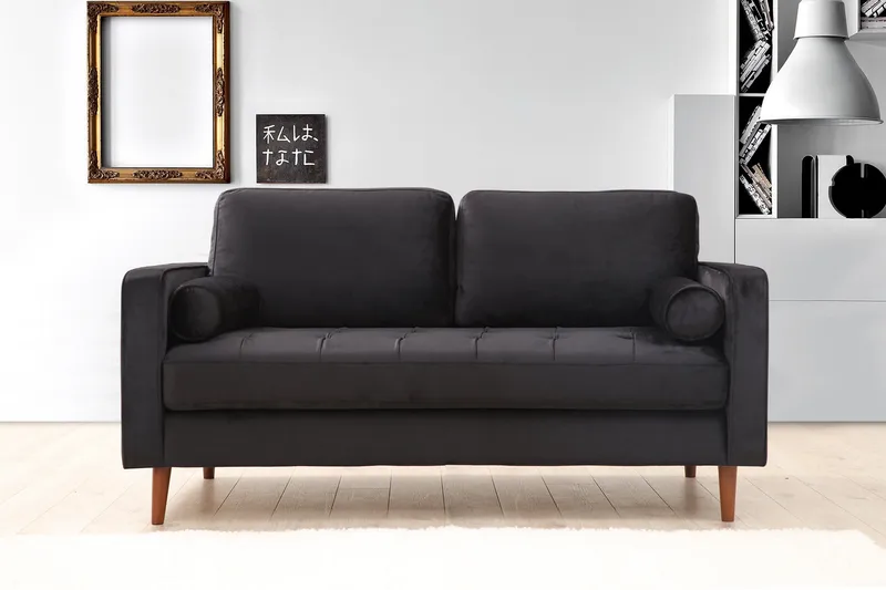 Mirrilnesh Sofa 2-seters - Svart - Møbler - Sofaer - 2 seter sofa