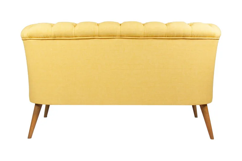 Monroew 2-seters Sofa - Gul/Natur - Møbler - Sofaer - 2 seter sofa