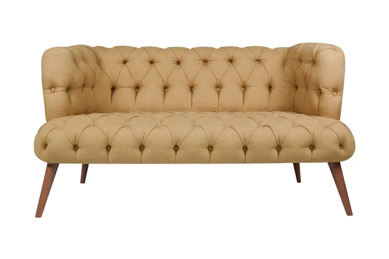 Monroew 2-seters Sofa, Lysebrun/Natur