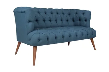 Monroew 2-seters Sofa - Mørkeblå/Natur - Møbler - Sofaer - 2 seter sofa