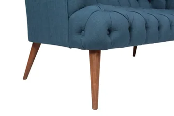 Monroew 2-seters Sofa - Mørkeblå/Natur - Møbler - Sofaer - 2 seter sofa