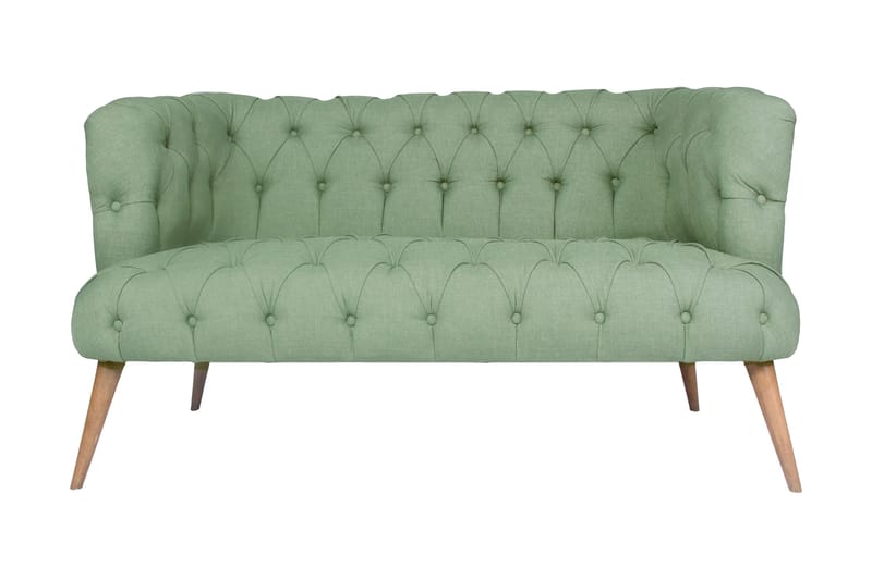 Monroew 2-seters Sofa, Petrolgrønn/Natur