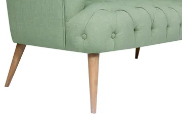 Monroew 2-seters Sofa - Petrolgrønn/Natur - Møbler - Sofaer - 2 seter sofa