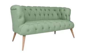 Monroew 2-seters Sofa - Petrolgrønn/Natur - Møbler - Sofaer - 2 seter sofa