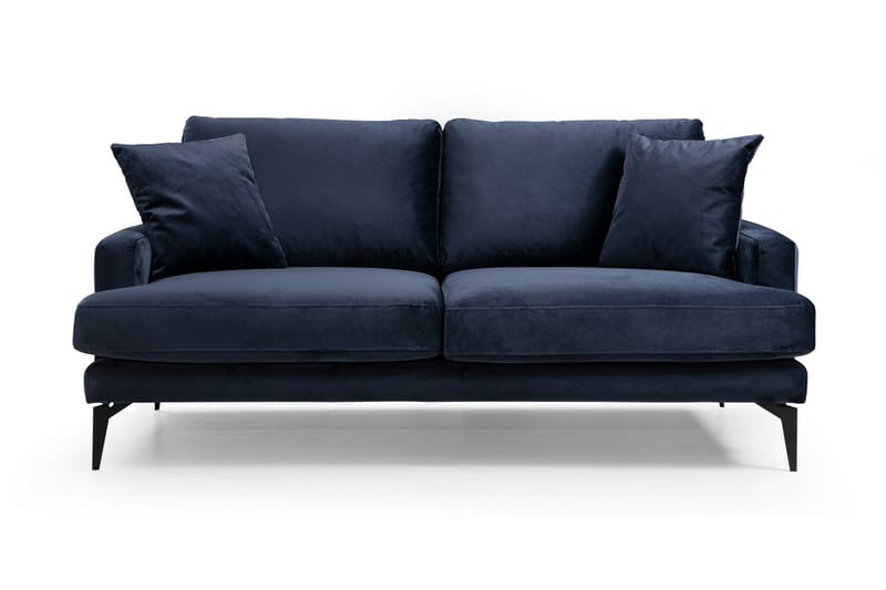 2-Seter Sofa Naiomy - Blå - 2 seter sofa