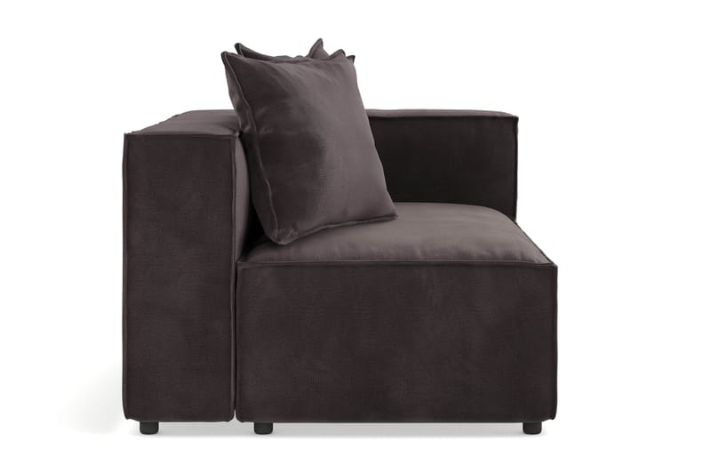 Narender Høyremodul 120 cm - Antrasitt - 2 seter sofa