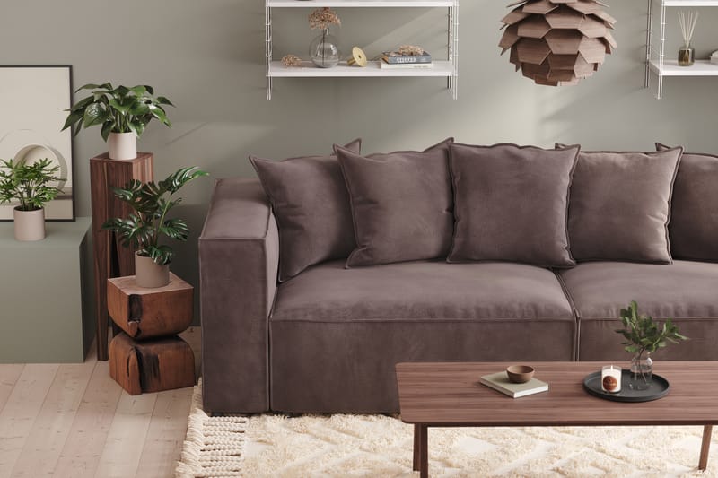 Narender Høyremodul 120 cm - Antrasitt - 2 seter sofa