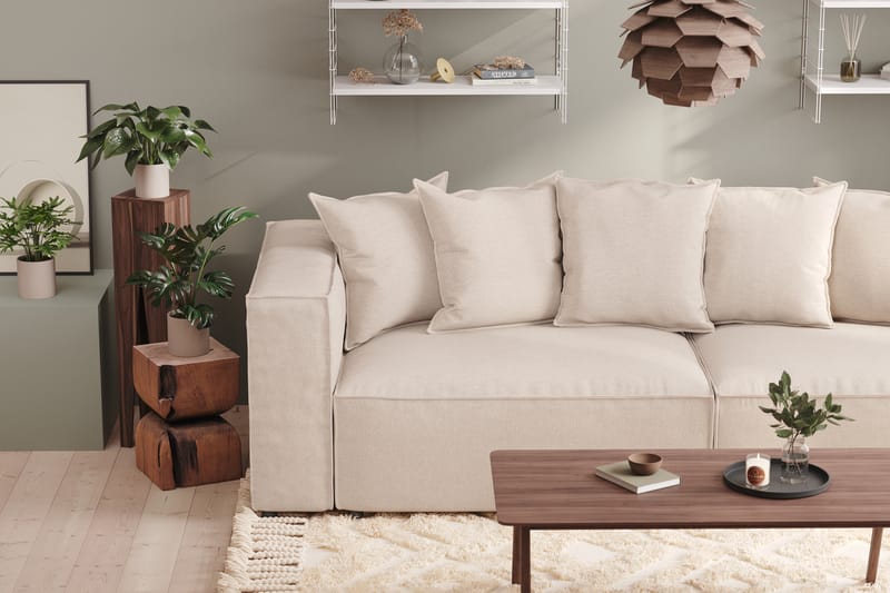 Narender Høyremodul 120 cm - Beige - 2 seter sofa