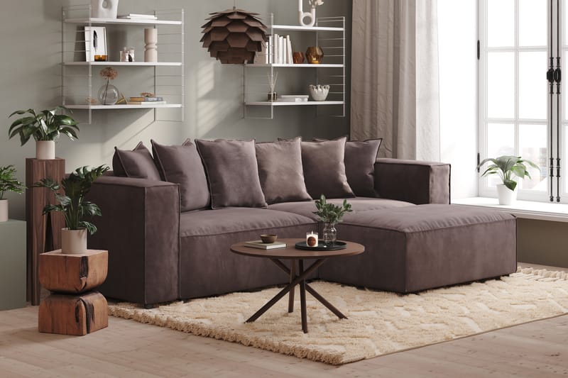 Narender Venstremodul 120 cm - Antrasitt - 2 seter sofa