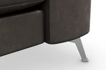 Ocean Lyx 3-seter Sofa i Kunstlær - Svart - Møbler - Sofaer - Skinnsofaer