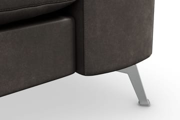 Ocean Lyx 3-seter Sofa i Kunstlær - Svart - Møbler - Sofaer - Skinnsofaer