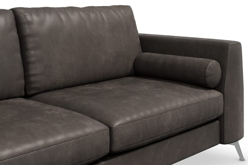 Ocean Lyx 3-seter Sofa i Kunstlær - Svart - Møbler - Sofaer - Skinnsofaer