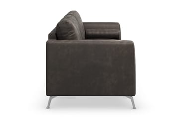 Ocean Lyx 3-seter Sofa i Kunstlær - Svart - Møbler - Sofaer - Skinnsofaer
