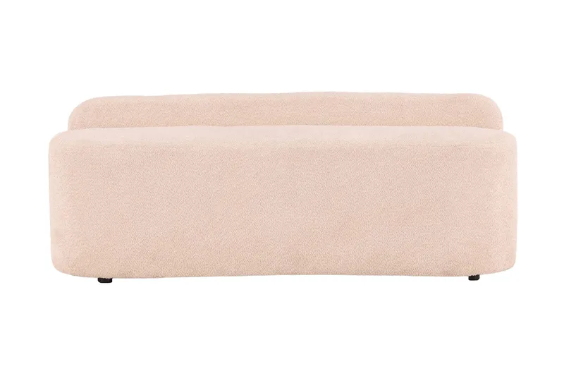 Pocatello 2-seters Sofa, Hvid Bouclé