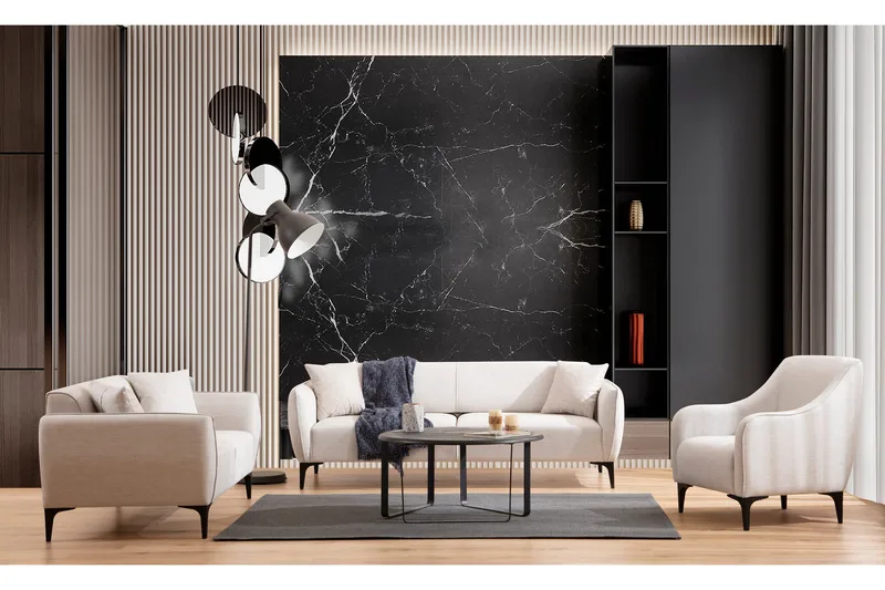 Rossland Sofa 2-seters - Hvit - Møbler - Sofaer - 2 seter sofa