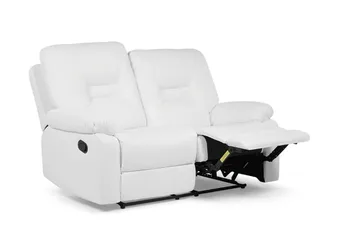 Rovik Sofa 2-seter - Hvit - Møbler - Sofaer - Reclinersofaer - 2 seters kinosofa & reclinersofa