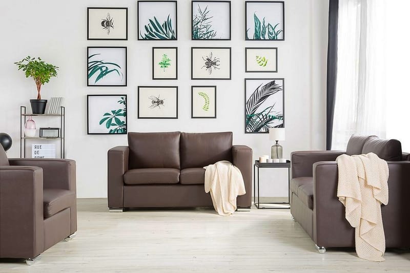 Sofa 2-4 Seter Helsinki, Brun