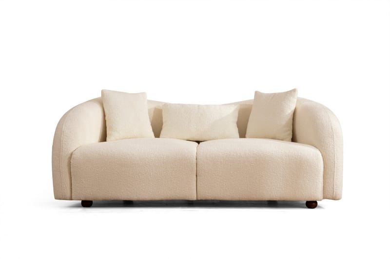 Sofa 2-seters Itason - Beige|Bouclé - 2 seter sofa