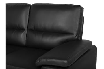 Sofa 2-seters Vogar - Svart - Møbler - Sofaer - 2 seter sofa