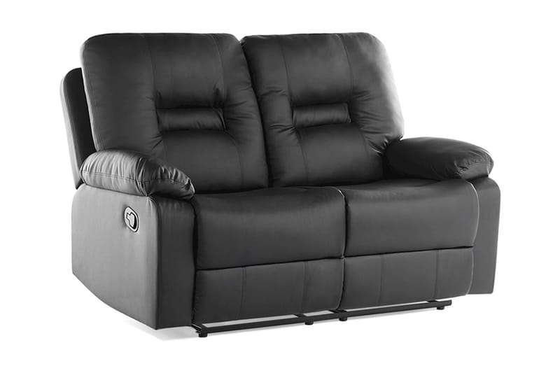 Sofa Bergen 2-seter - Svart - Møbler - Sofaer - 2 seter sofa