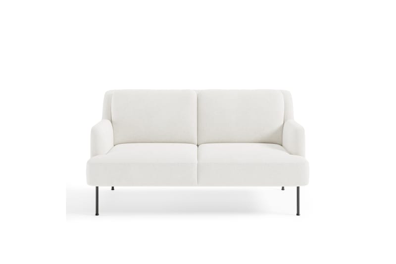 Sofa Delorse 2-seters - Hvit - 2 seter sofa