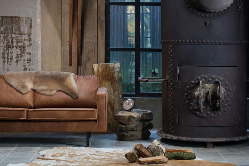 Sofa Dotty 2,5-seter - Cognac - Møbler - Sofaer - 2 seter sofa