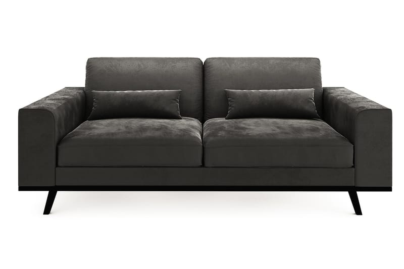Sofa Haga 2-seter - Mørkegrå - 2 seter sofa