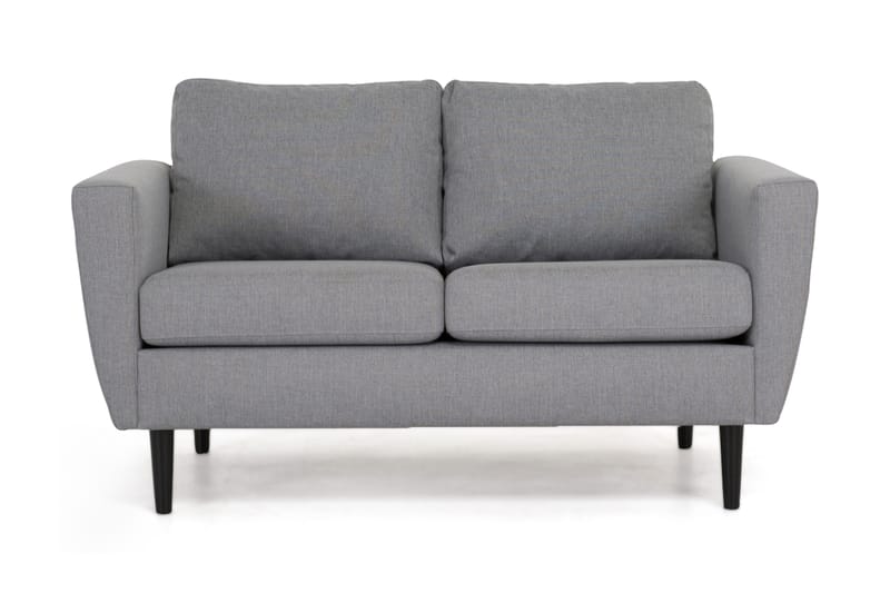 Sofa Hudson 2-seter - Lysgrå|Svart - 2 seter sofa