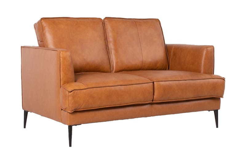 Sofa Leo - Lysebrun - 2 seter sofa