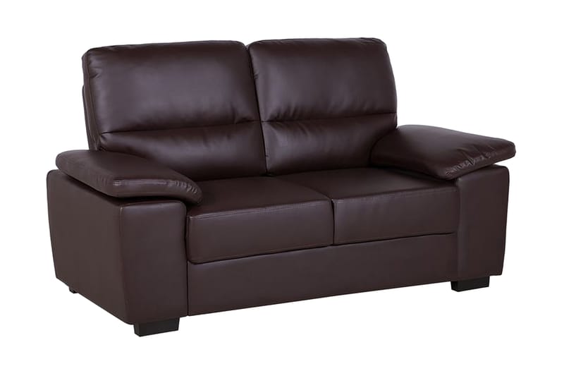 Sofa Shundria 2-seter Kunstlær - Brun - Møbler - Sofaer - 2 seter sofa