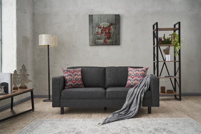 Sofa Vivianna 2-seters - Antrasitt - Møbler - Sofaer - 2 seter sofa