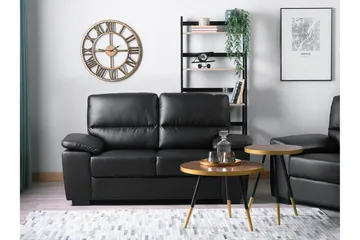 Soffa Svart - Møbler - Sofaer - 2 seter sofa