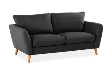 Trend 2-seters Stoffsofa - Svart - Møbler - Sofaer - 2 seter sofa