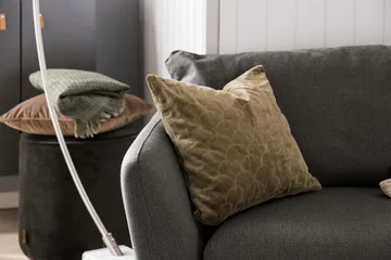 Trend 2-seters Stoffsofa - Svart - Møbler - Sofaer - 2 seter sofa