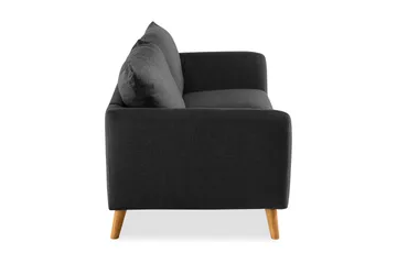 Trend 2-seters Stoffsofa - Svart - Møbler - Sofaer - 2 seter sofa