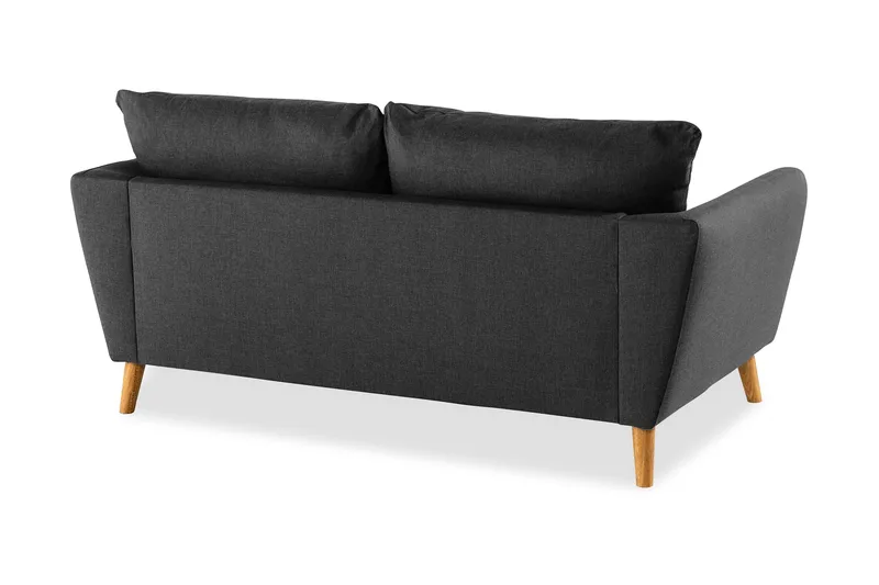 Trend 2-seters Stoffsofa - Svart - Møbler - Sofaer - 2 seter sofa