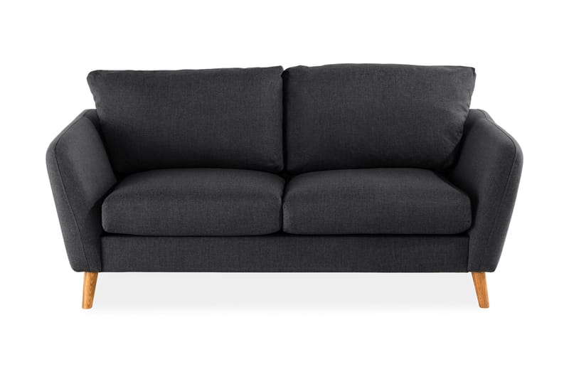 Trend 2-seters Stoffsofa, Svart