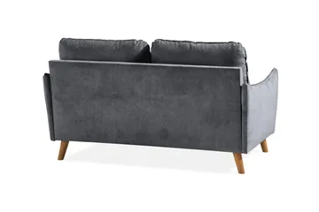 Trend Lyx 2-seter Sofa - Mørkegrå/Eik - Møbler - Sofaer - 2 seter sofa