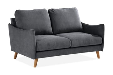 Trend Lyx 2-seter Sofa - Mørkegrå/Eik - Møbler - Sofaer - 2 seter sofa