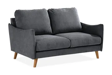 Trend Lyx 2-seter Sofa - Mørkegrå/Eik - Møbler - Sofaer - 2 seter sofa