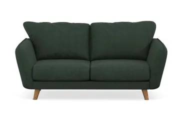 Trend Lyx 2-seters Manchestersofa - Mørkegrønn - Møbler - Sofaer - 2 seter sofa