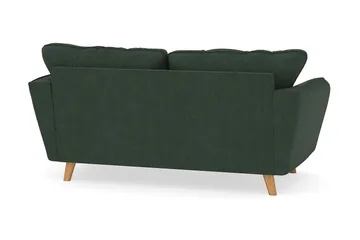 Trend Lyx 2-seters Manchestersofa - Mørkegrønn - M øbler - Sofaer - 2 seter sofa