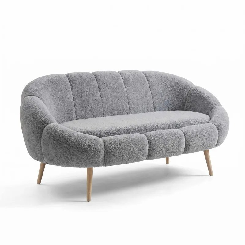 2-seters sofa Atelier Del Sofa Lida (130 x 105 x 50 cm) Grå